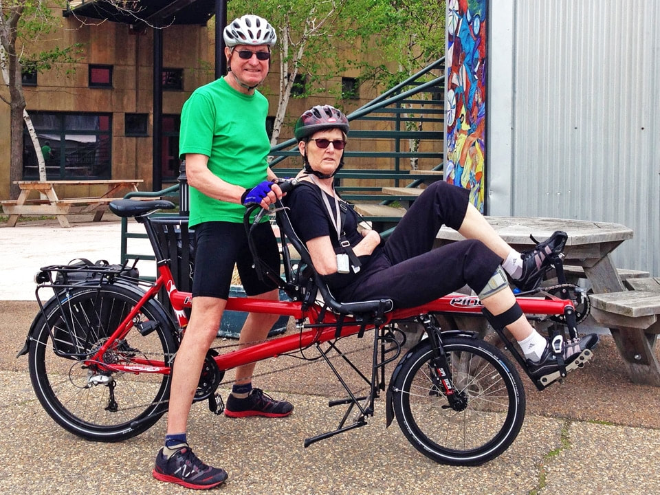 tandem recumbent bike